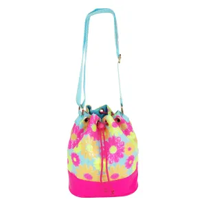 Sequin Daisy Cross Body Bag Satchel