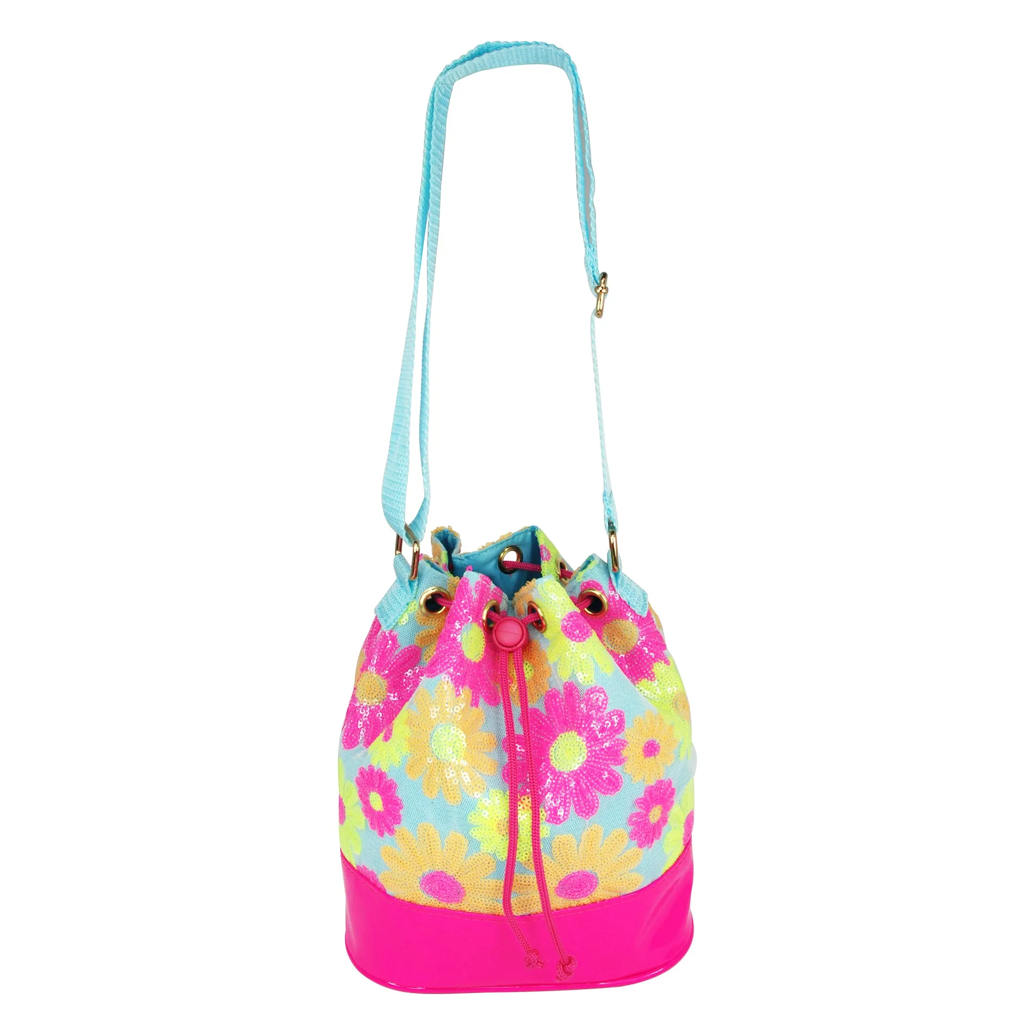 Sequin Daisy Cross Body Bag Satchel