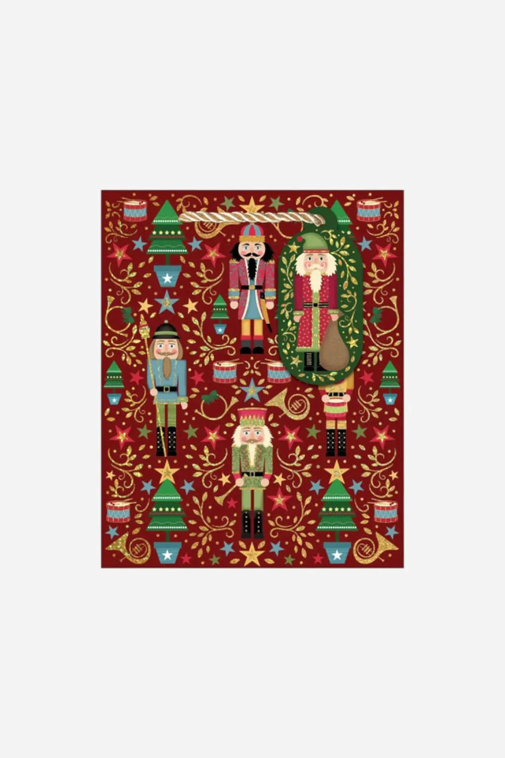 Sparkling Nutcracker Tote Gift Bag - Medium