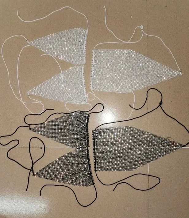 Stretch crystals rhinestones  sparkling blingbling net fabric for decoration, DIY fabrics accessories