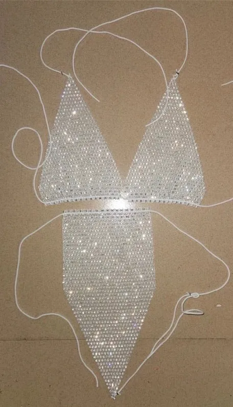 Stretch crystals rhinestones  sparkling blingbling net fabric for decoration, DIY fabrics accessories
