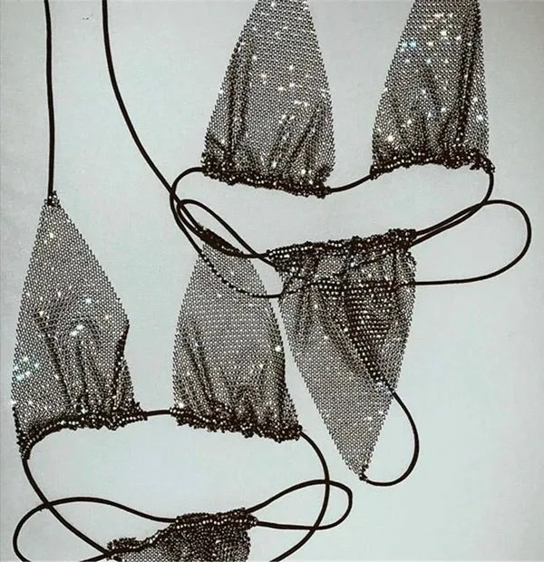 Stretch crystals rhinestones  sparkling blingbling net fabric for decoration, DIY fabrics accessories