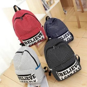 The fresh stripe believe I can fly backpack