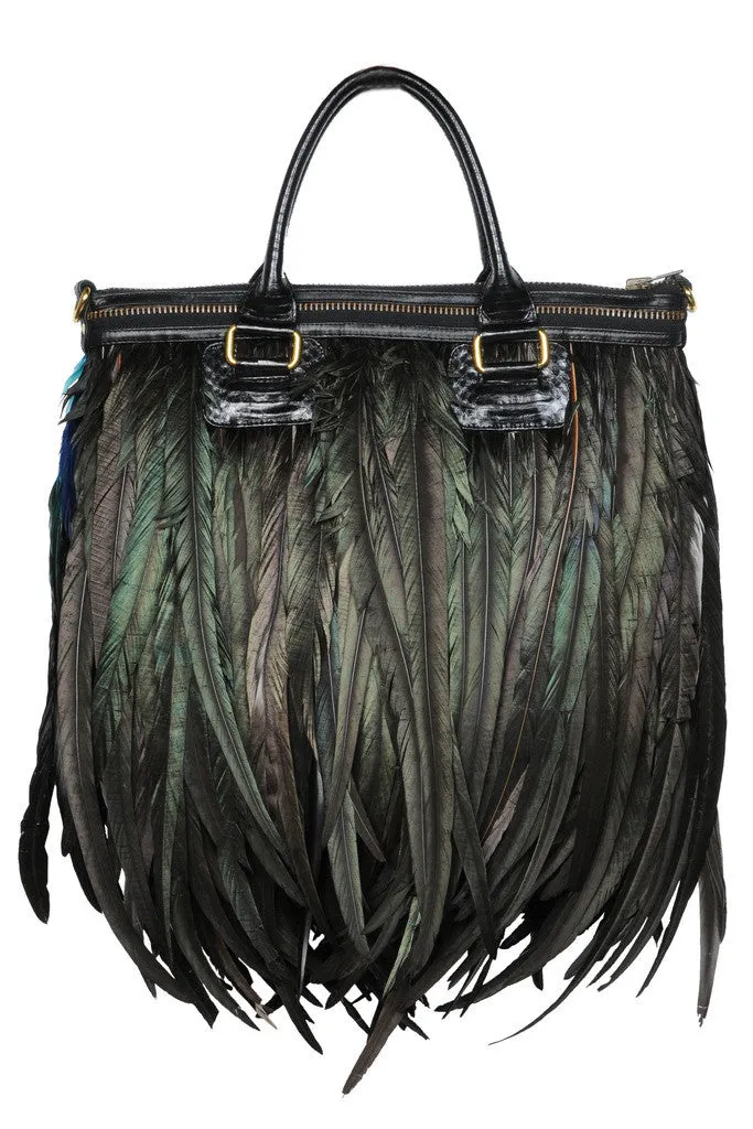 THE LIANTO FEATHER BLACK