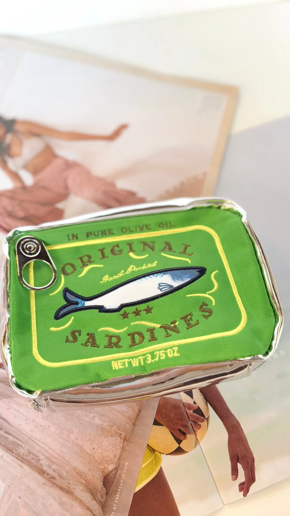 The Original Sardines Cosmetic Bag