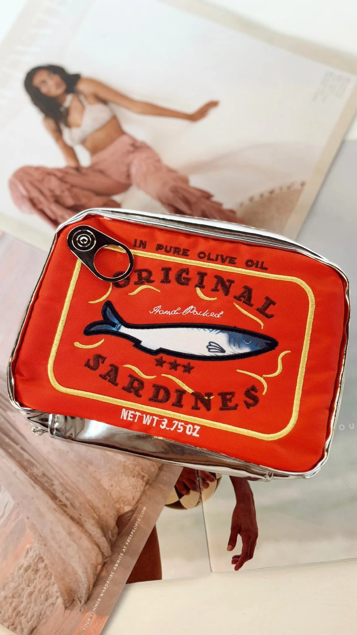 The Original Sardines Cosmetic Bag