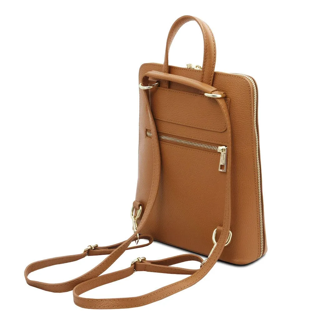 TL Bag - Small Convertible Leather Backpack For Women | TL142092