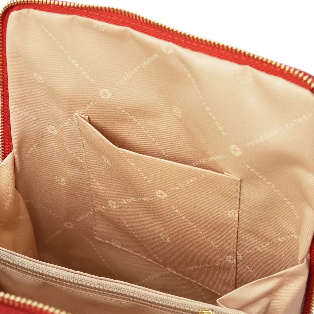 TL Bag - Small Convertible Leather Backpack For Women | TL142092