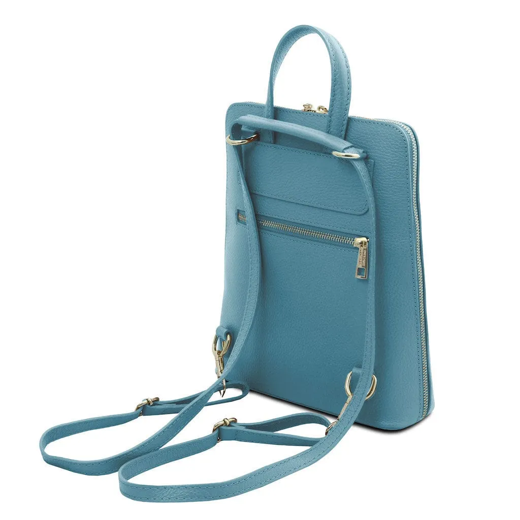 TL Bag - Small Convertible Leather Backpack For Women | TL142092