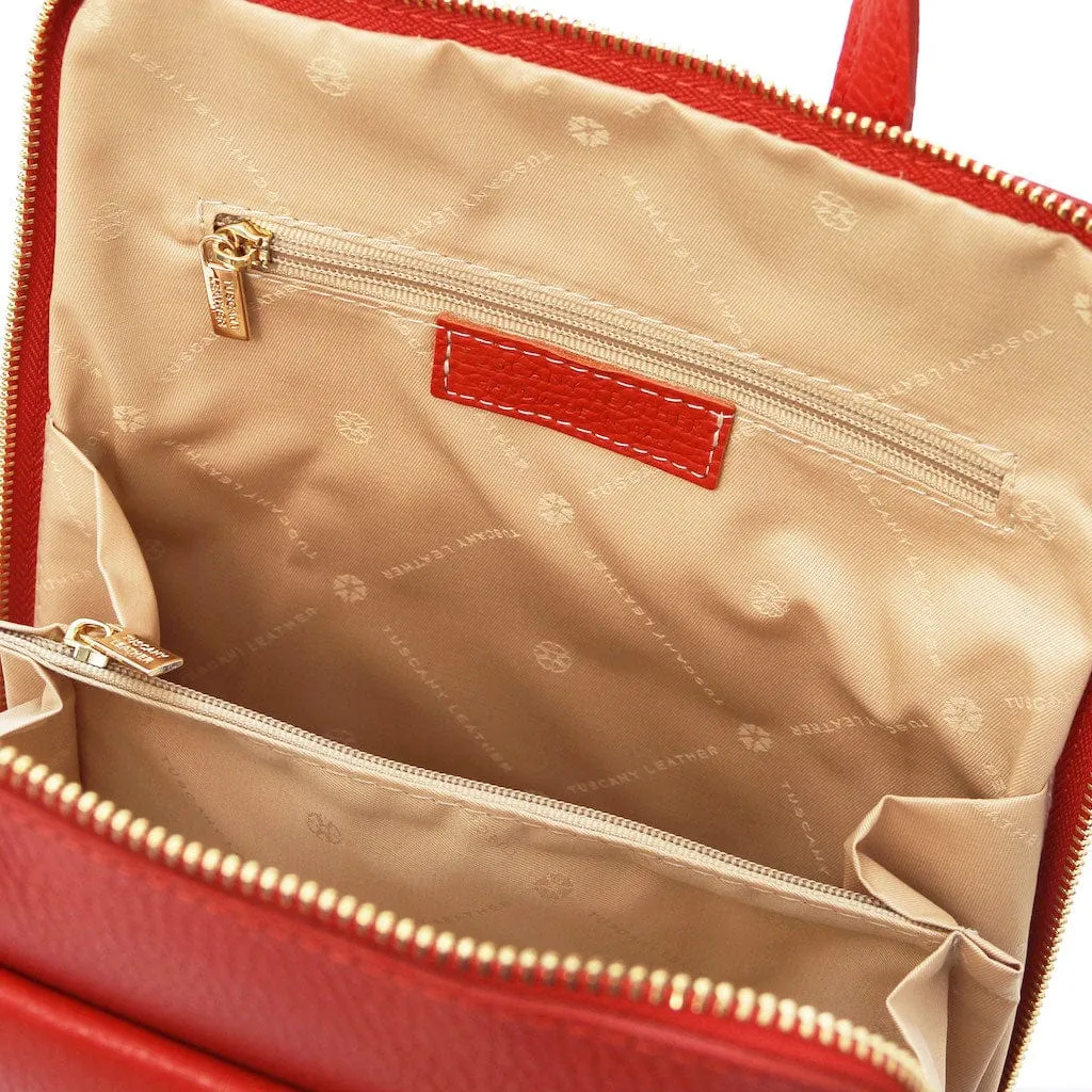 TL Bag - Small Convertible Leather Backpack For Women | TL142092