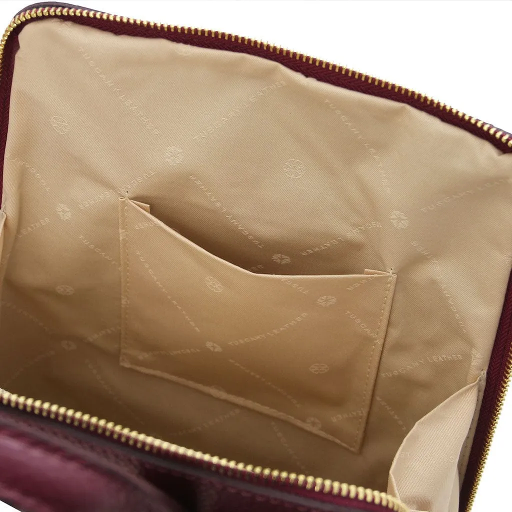 TL Bag - Small Convertible Leather Backpack For Women | TL142092