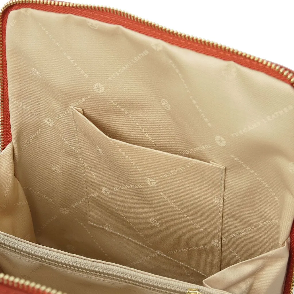 TL Bag - Small Convertible Leather Backpack For Women | TL142092