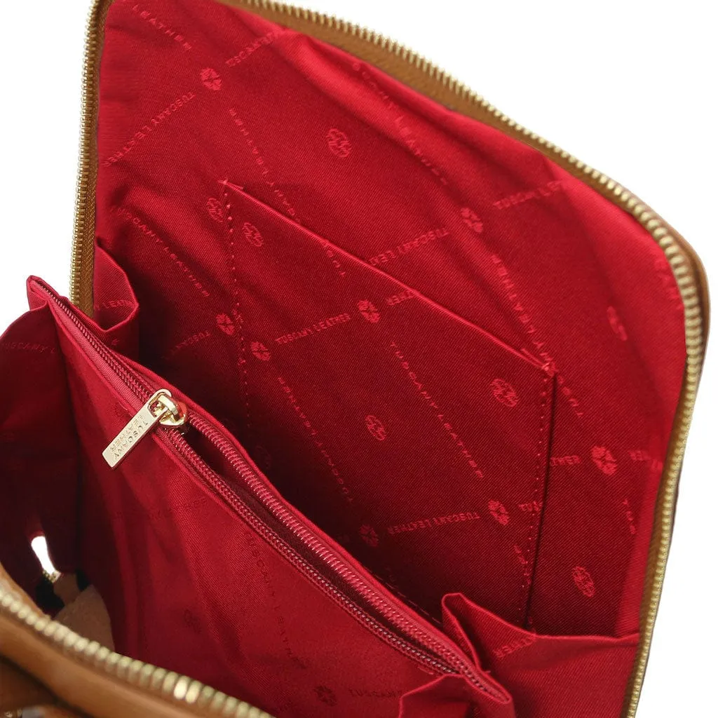 TL Bag - Small Convertible Leather Backpack For Women | TL142092