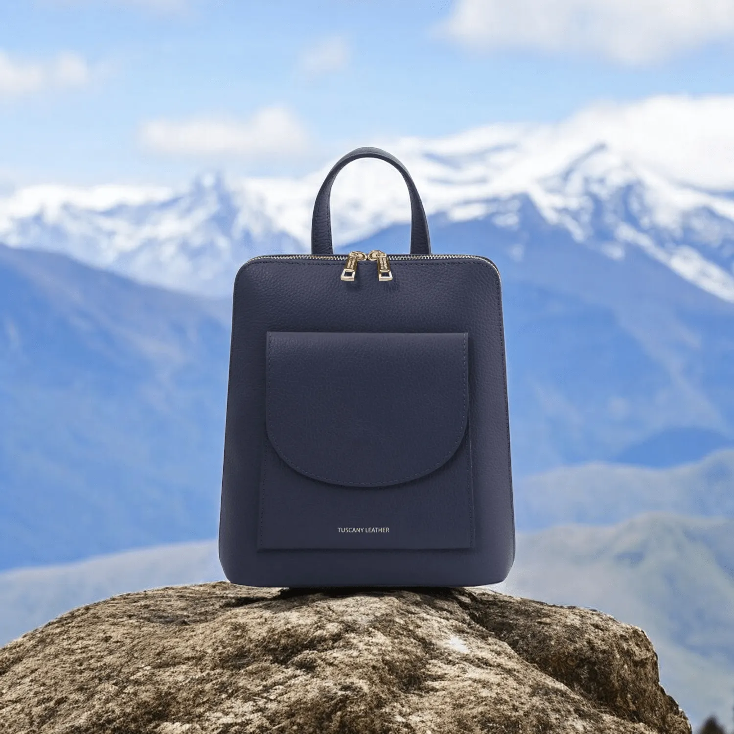 TL Bag - Small Convertible Leather Backpack For Women | TL142092