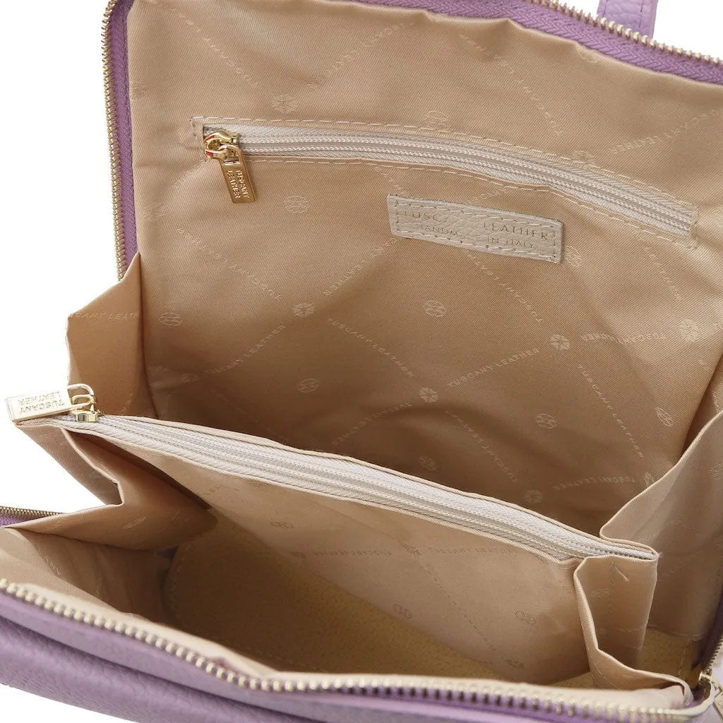 TL Bag - Small Convertible Leather Backpack For Women | TL142092