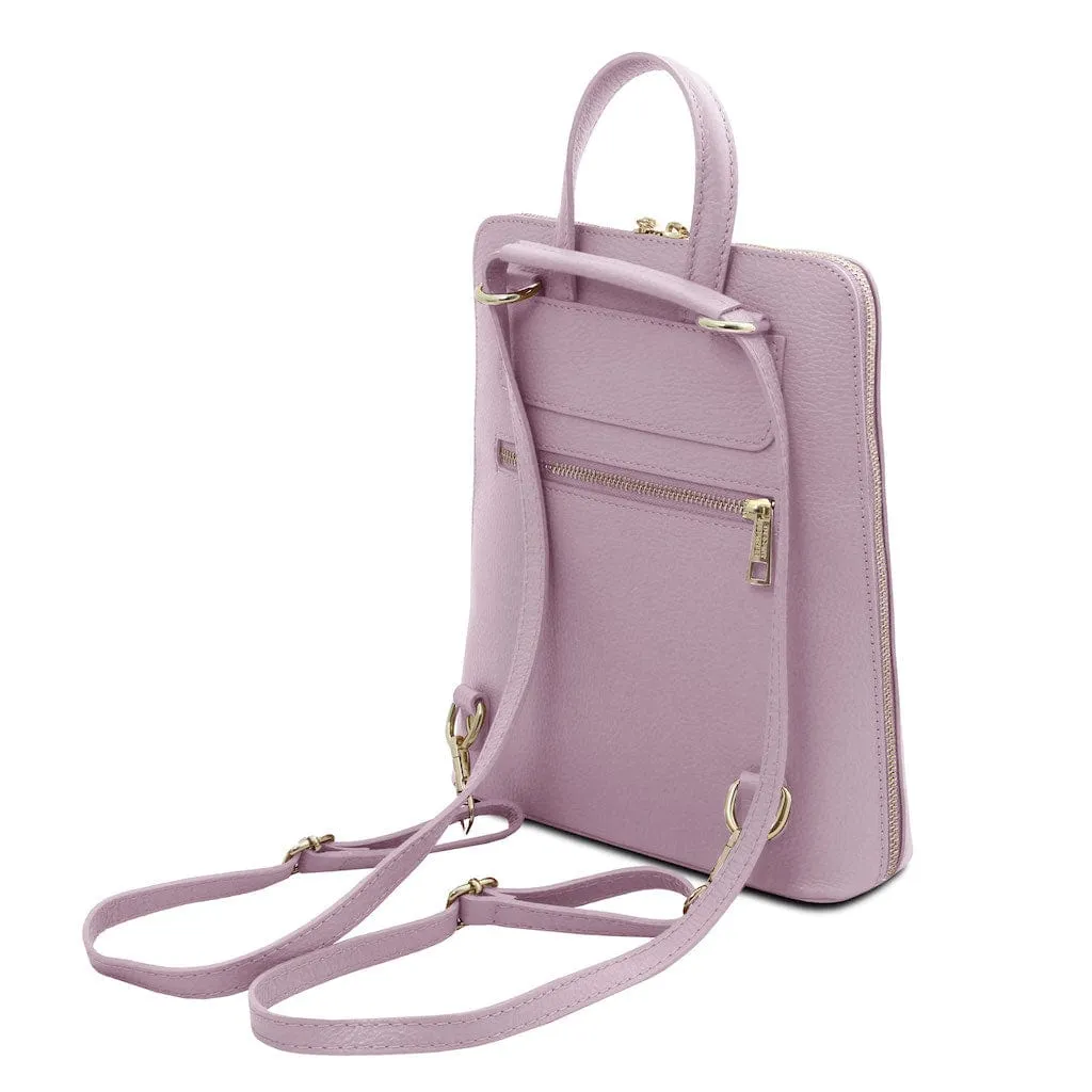 TL Bag - Small Convertible Leather Backpack For Women | TL142092
