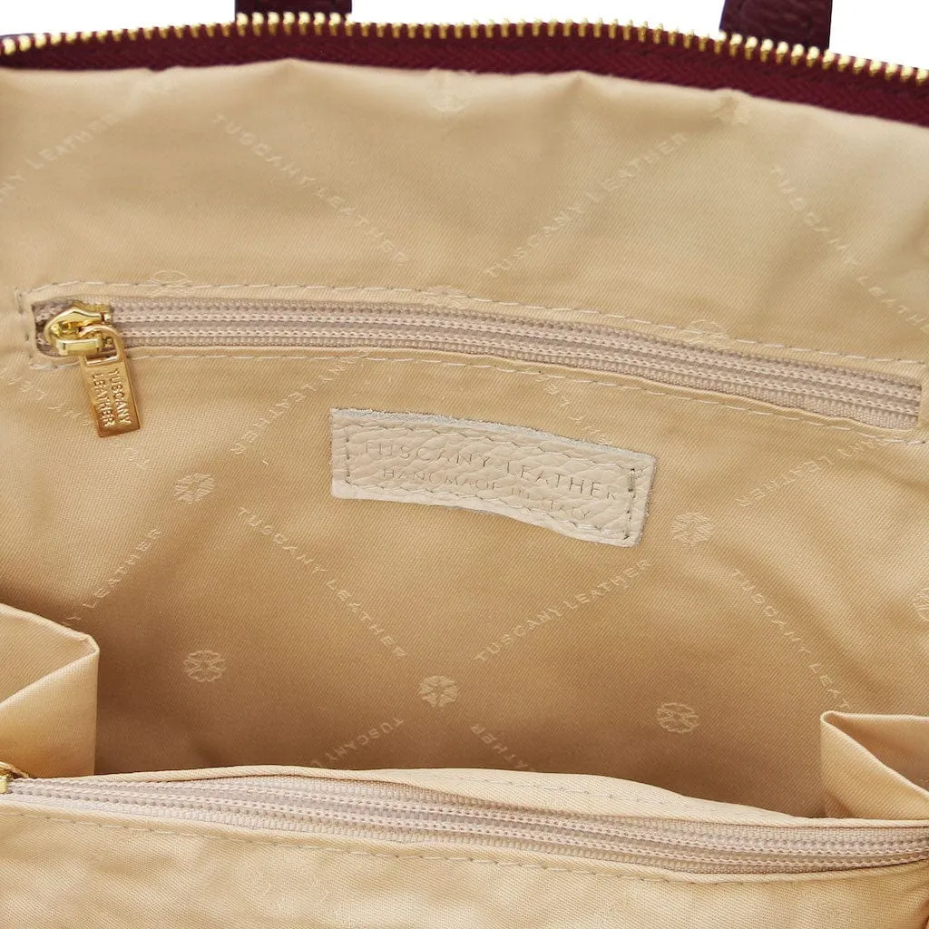 TL Bag - Small Convertible Leather Backpack For Women | TL142092