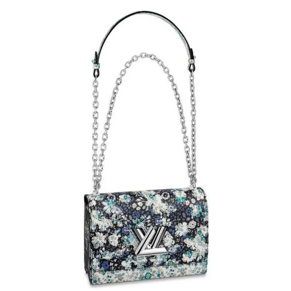 Trendy Inspired Louis Vuitton Twist Mm Floral Bag