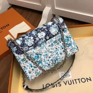 Trendy Inspired Louis Vuitton Twist Mm Floral Bag