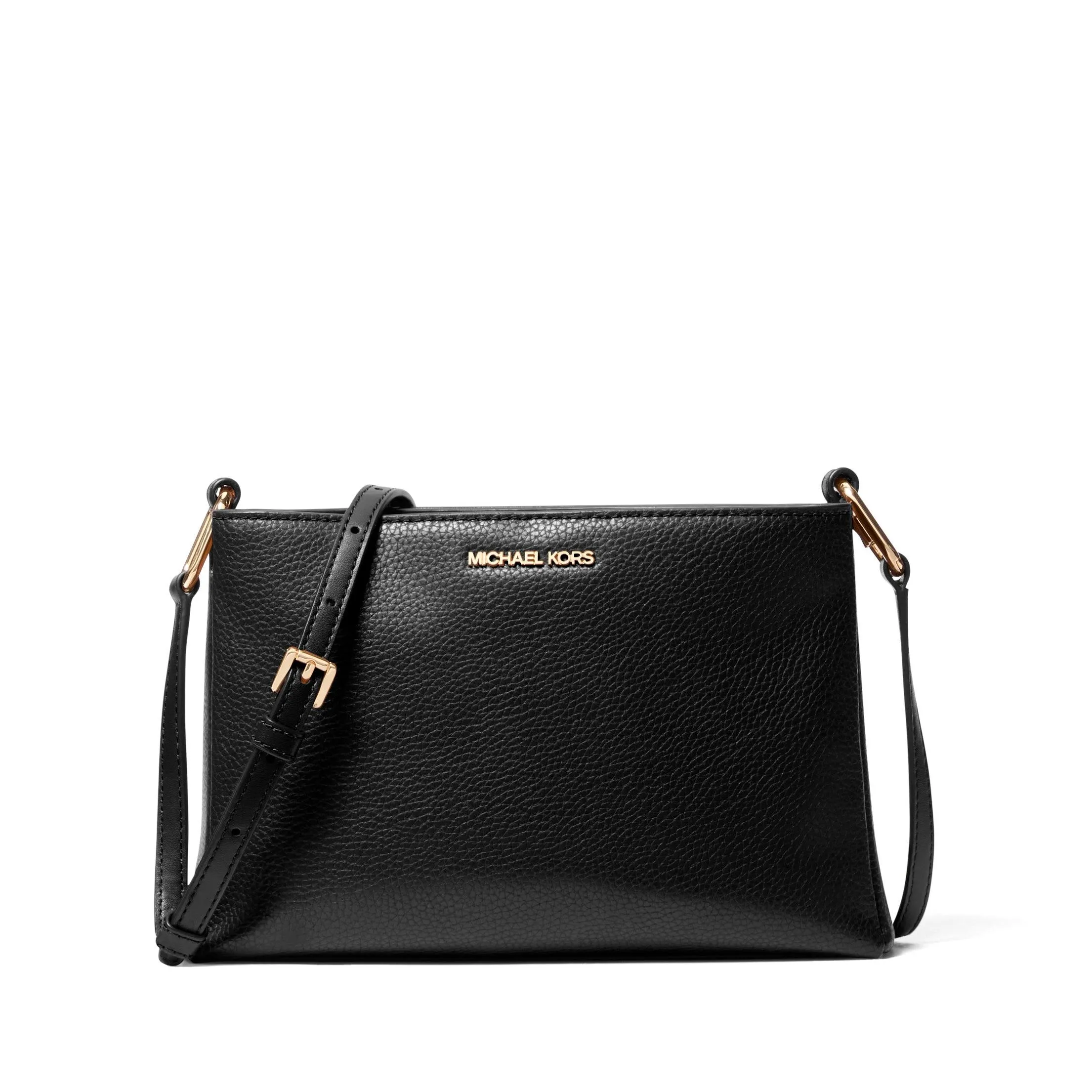 Trisha Medium Pebbled Leather Crossbody Bag