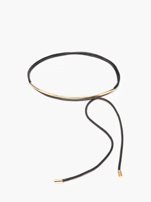Tubular Tie Belt