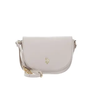 US POLO ASSN. WOMEN NEW JONES FLAP CROSSBODY IN NUDE
