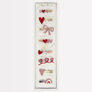 Valentine's Hair Clips - 8