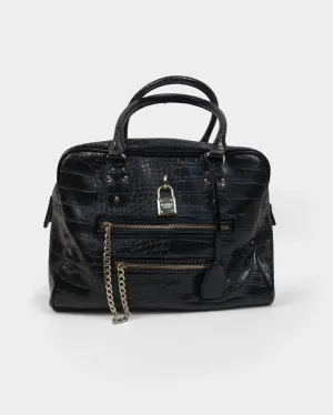 Versace Jeans Cocodrile Texture Squared Bag 2000's