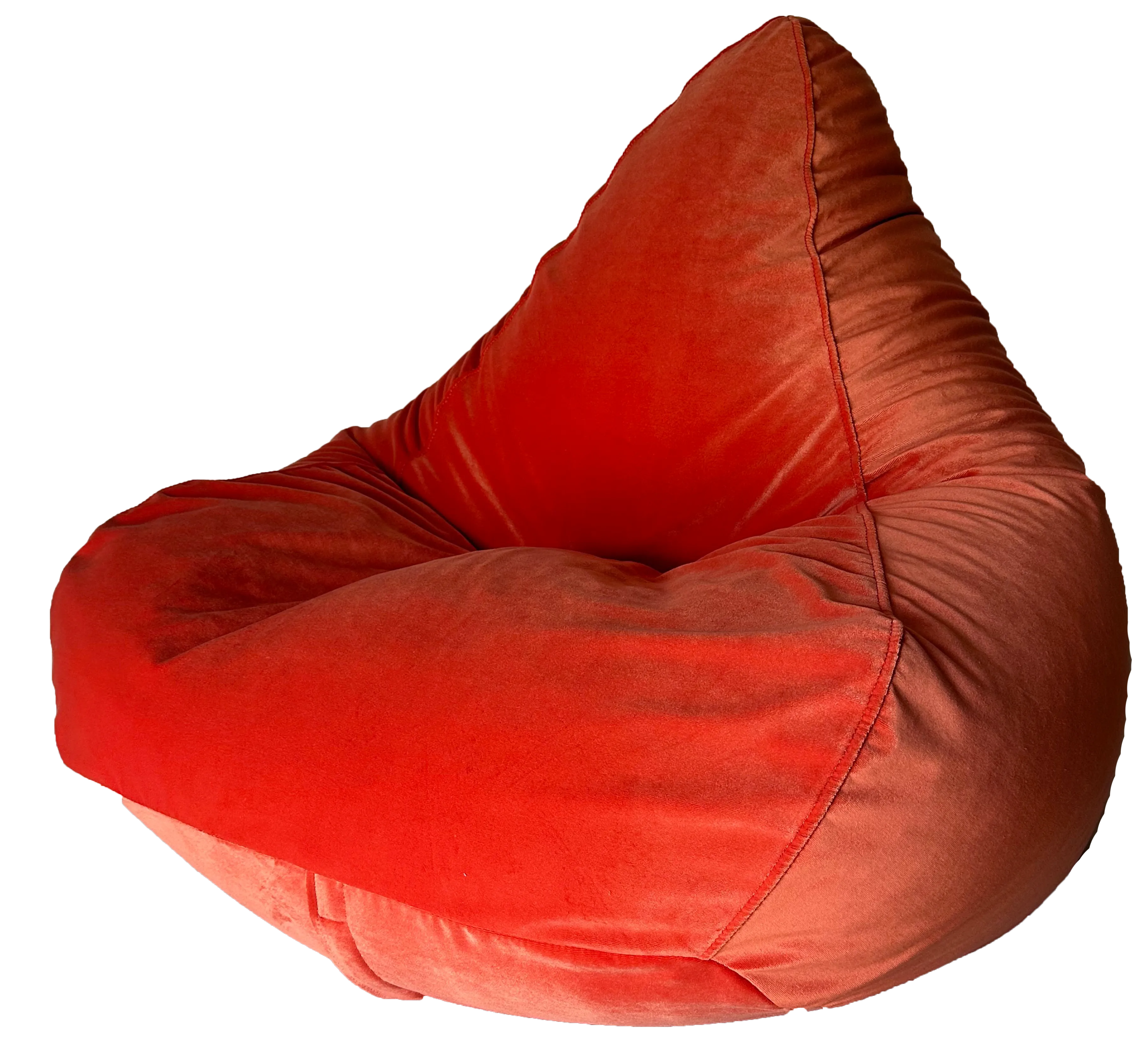 Warwick Lux Velvet Bean Bag In Assorted Colours