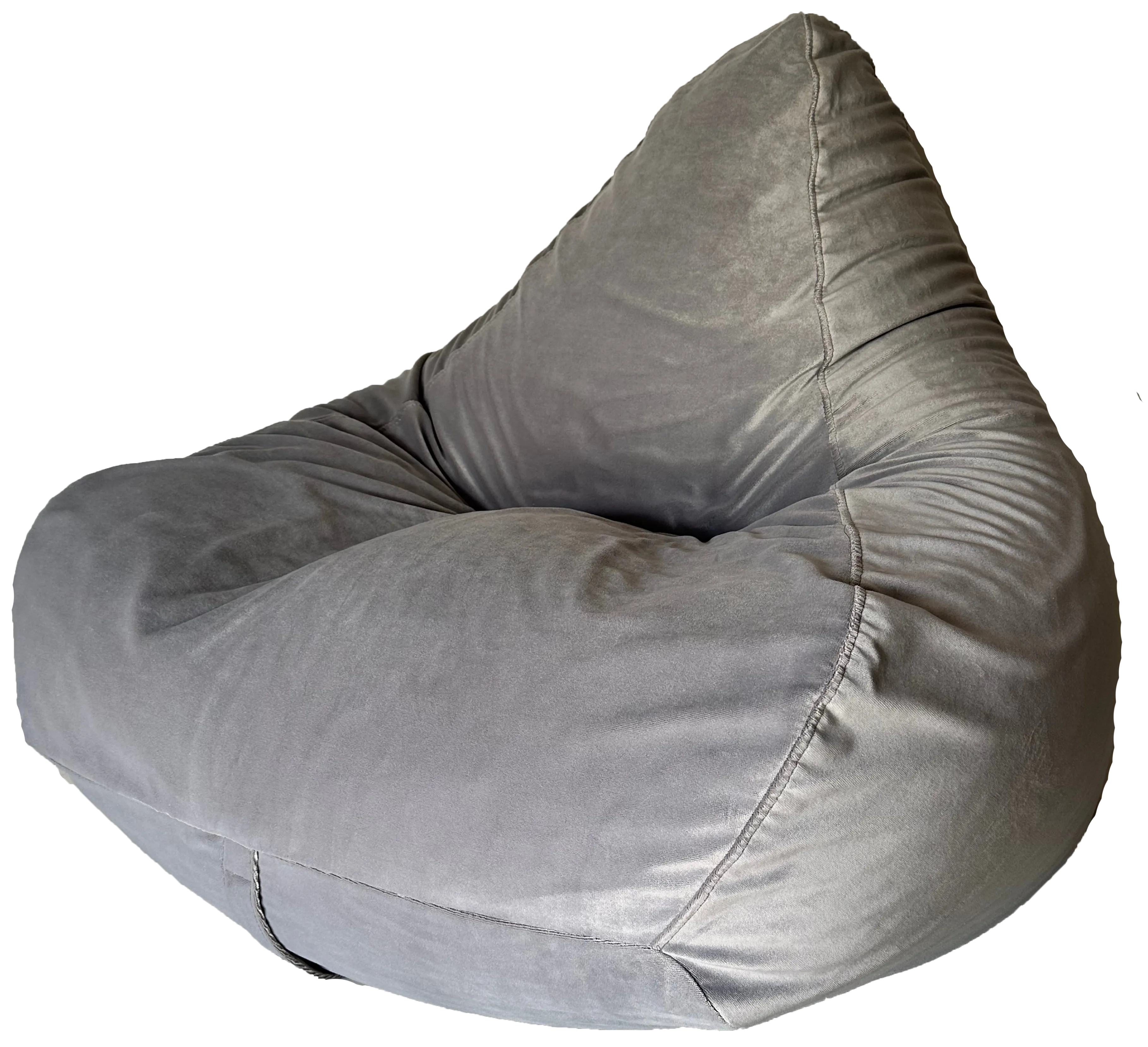 Warwick Lux Velvet Bean Bag In Assorted Colours