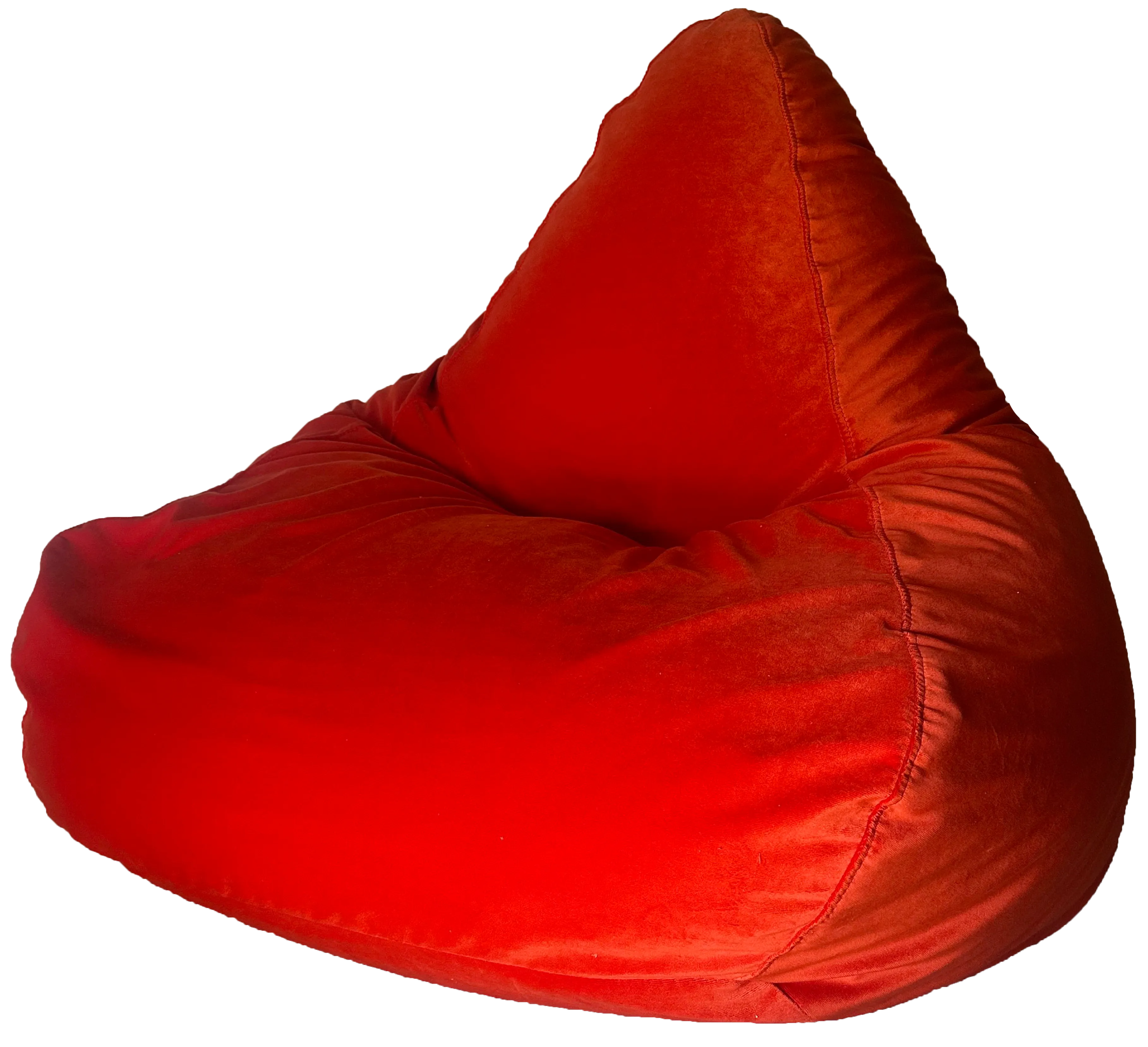 Warwick Lux Velvet Bean Bag In Assorted Colours
