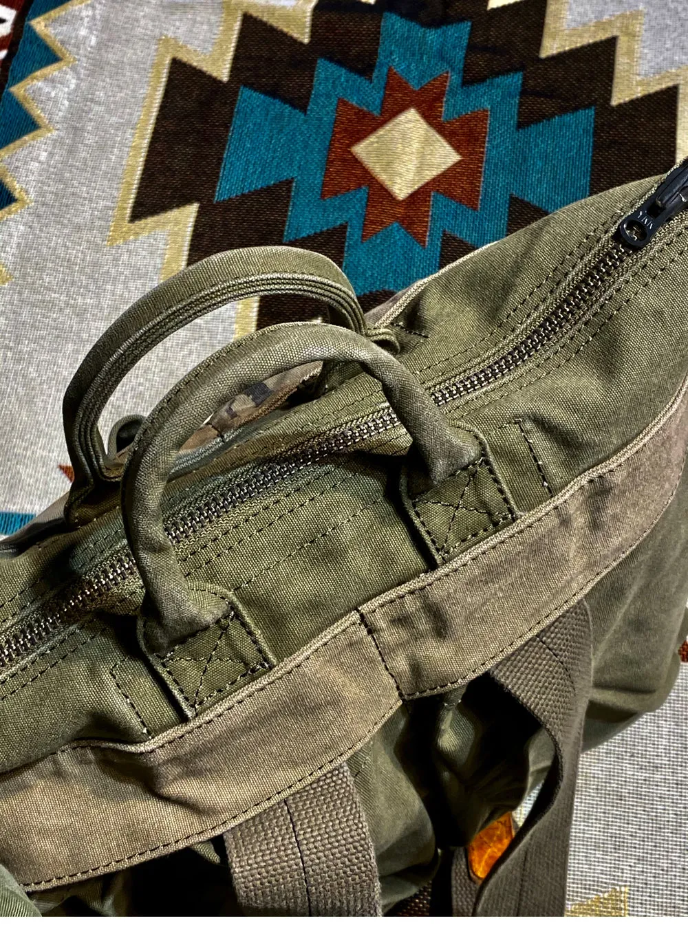 Weathered Military Tote Bag