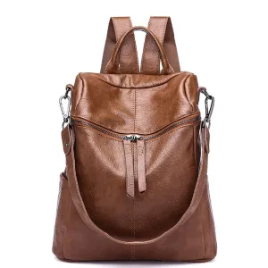 Wild Fashion Travel Leather Backpacks