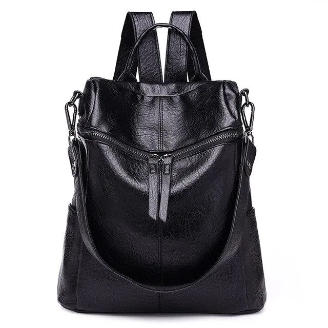 Wild Fashion Travel Leather Backpacks