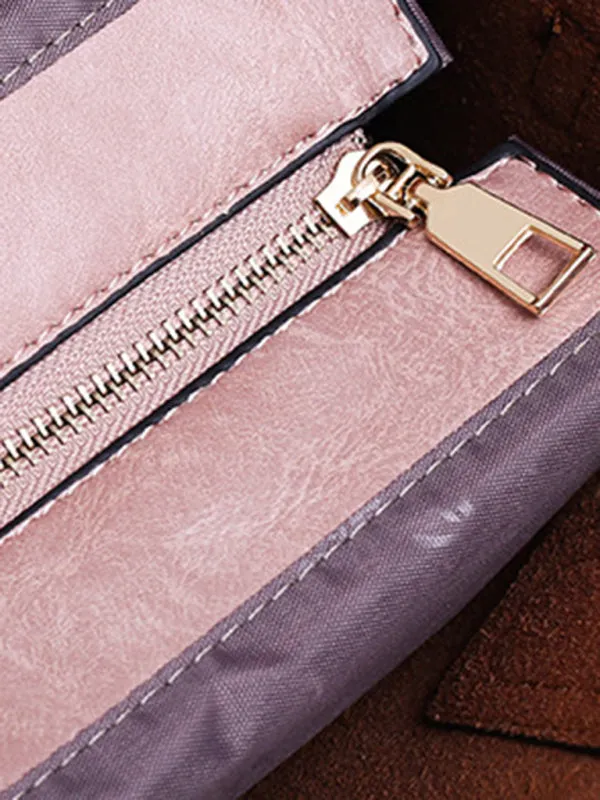 Women's 3 Piece PU Leather Bag Set