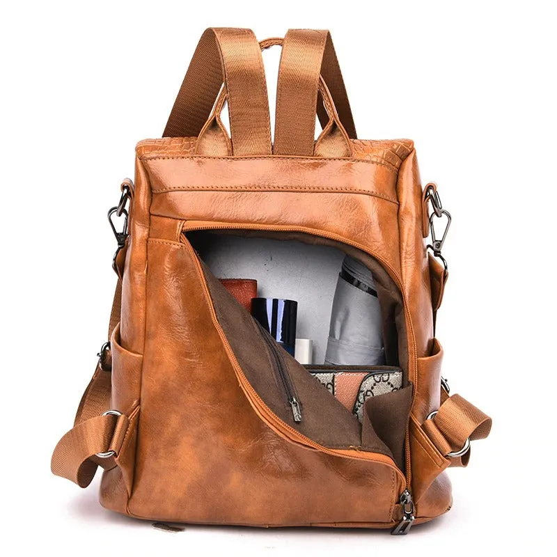 Women's Anti theft Backpack Women  Travel Alligator Backpacks Female School bag