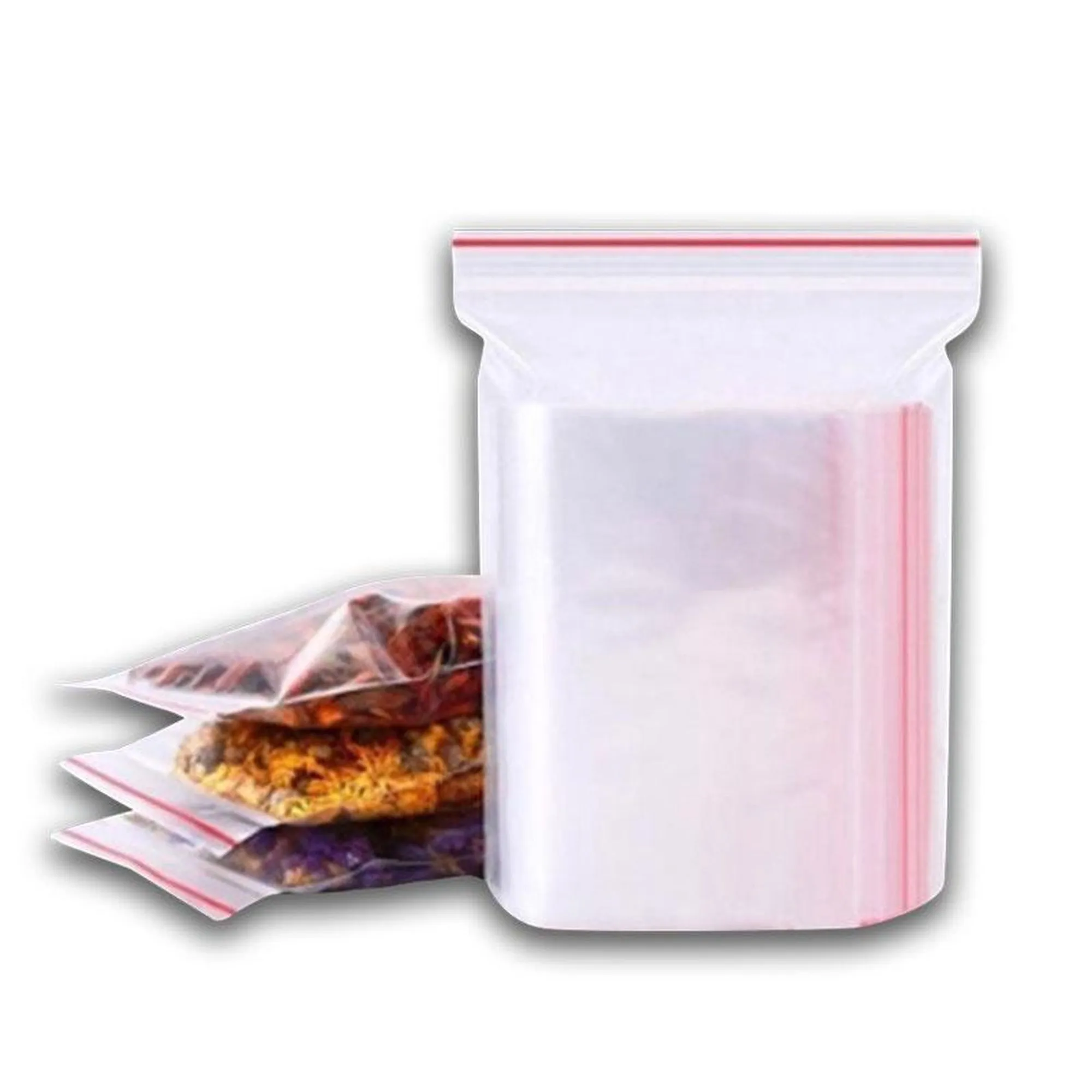 Zip Lock Bags Resealable 18x32cm 40mic 100pack